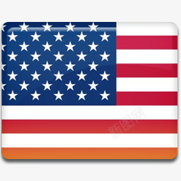 土地美国国旗图标图标