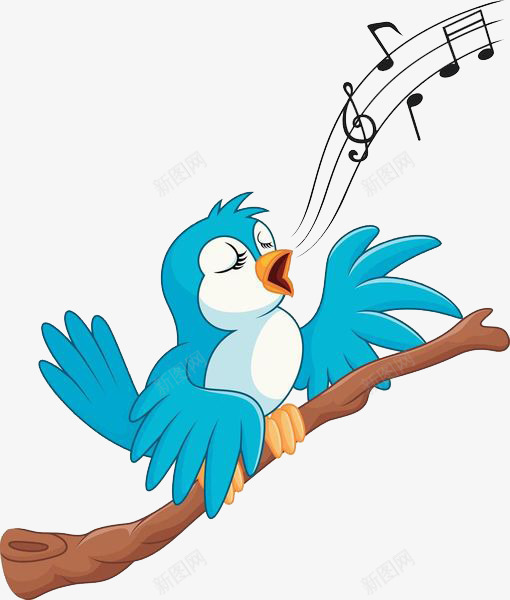 小鸟唱歌png免抠素材_88icon https://88icon.com 五线谱 唱歌 弯曲 悦耳的 旋律 波浪 线条 音乐 音乐会 音乐波浪 音乐符号 音律 音符