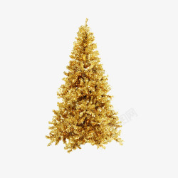 金色圣诞树金色发光素材