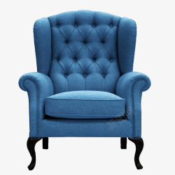 2016蓝色北欧休闲椅素材