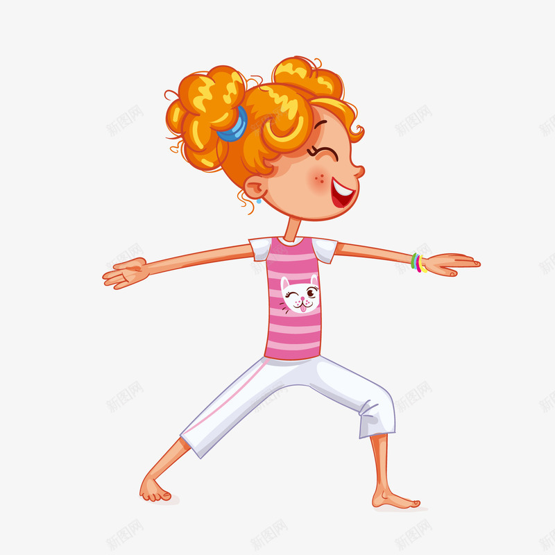 金发练瑜伽女孩png免抠素材_88icon https://88icon.com 可爱 开心表情 练瑜伽女孩 背景装饰 金发女孩