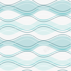 波浪形线条蓝色水波纹线条高清图片