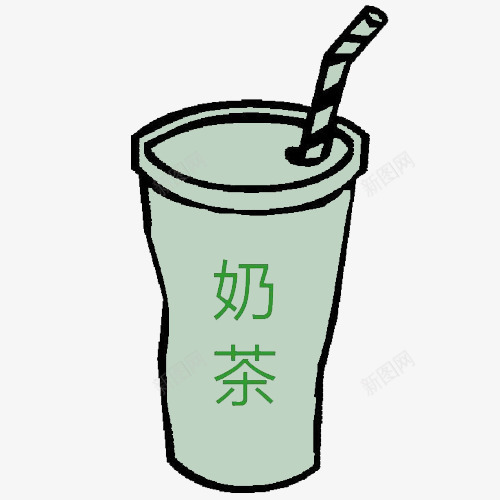 手绘奶茶插画png免抠素材_88icon https://88icon.com 下午茶 卡通手绘 奶茶 奶茶插画 手绘 插画 果汁饮品 饮料