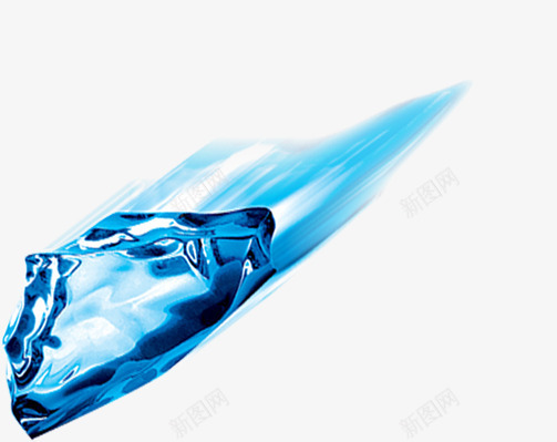蓝色透明冰块碎片png免抠素材_88icon https://88icon.com 冰块 碎片 蓝色 透明