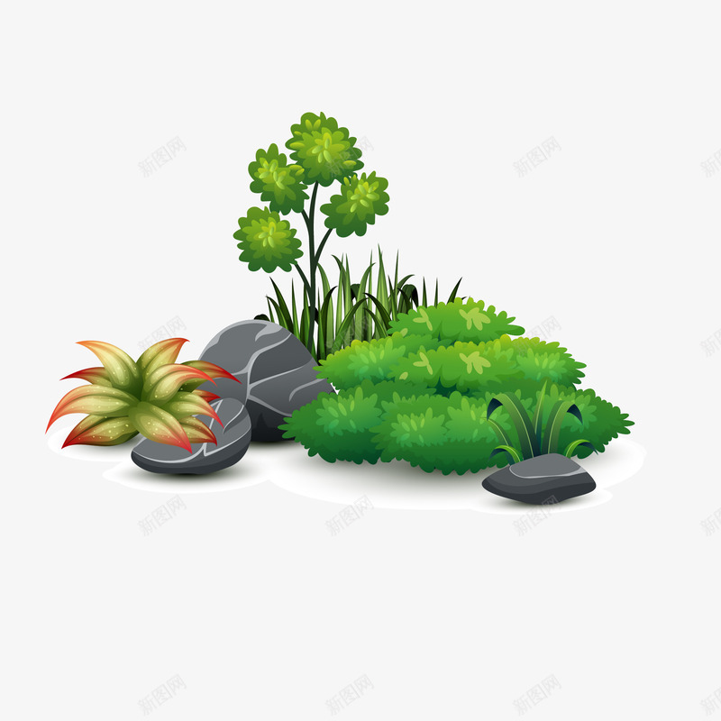 绿色的盆栽植物卡通矢量图ai免抠素材_88icon https://88icon.com 卡通植物 卡通绿色 植物盆栽 绿色卡通 绿色植物 绿色盆栽 绿色矢量 矢量图