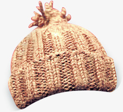 冬日保暖针织帽子素材