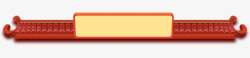 中国风门檐红色中国风门梁标签高清图片
