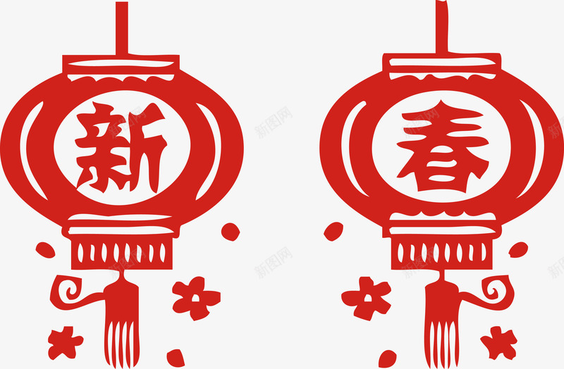 新年元旦新春大红灯笼png免抠素材_88icon https://88icon.com 元旦 元旦新年 新年 新年元旦 新春 红灯笼