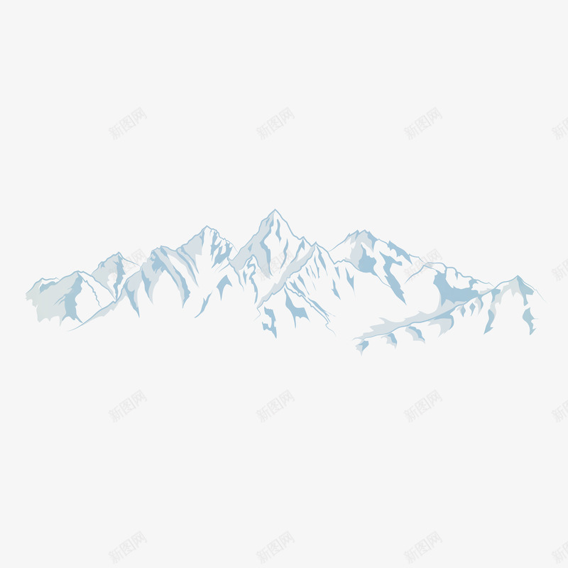 雪山矢量图ai免抠素材_88icon https://88icon.com 山 手绘山图片 雪山 矢量图