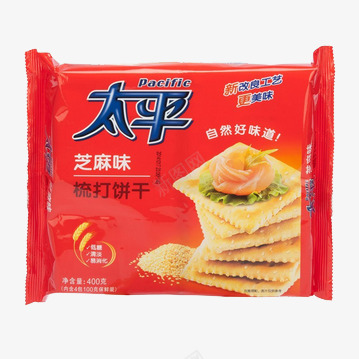 产品实物太平芝麻味饼干png免抠素材_88icon https://88icon.com 太平芝麻味饼干 小吃 零食