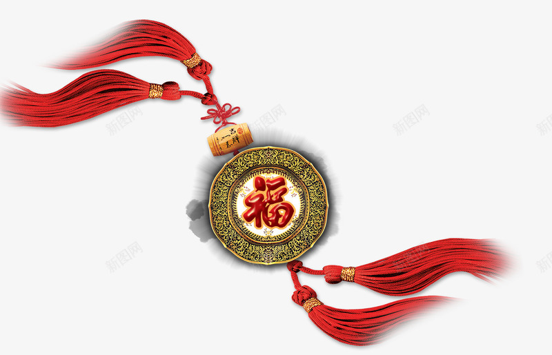 新年祝福饰品png免抠素材_88icon https://88icon.com 2016 元旦 喜庆 接福 新年 猴年 红色背景 过大年 迎春 饰品