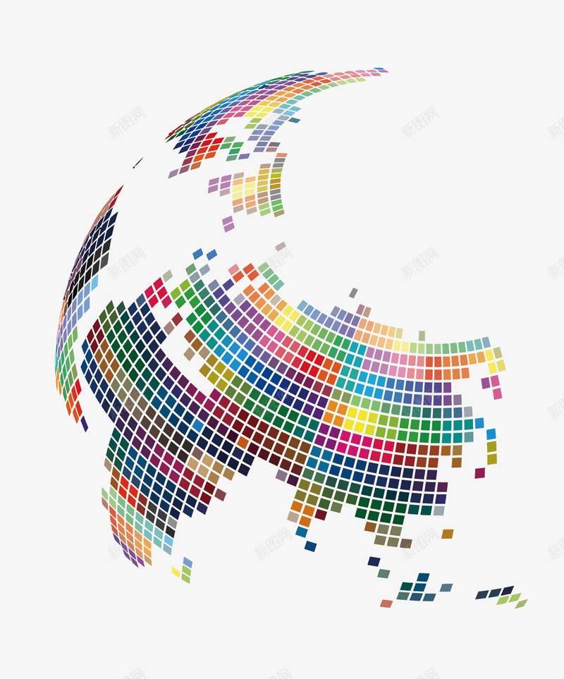 炫彩数字化地球矢量图eps免抠素材_88icon https://88icon.com 五彩地球 卡通 地球PNG矢量图 地球免扣PNG图 地球矢量 手绘 数字化 数字化时代 炫彩 矢量图