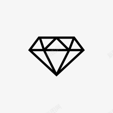 钻石字母diamondicon图标图标