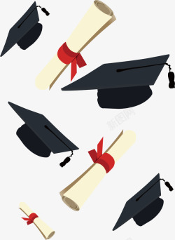 毕业证帽子素材