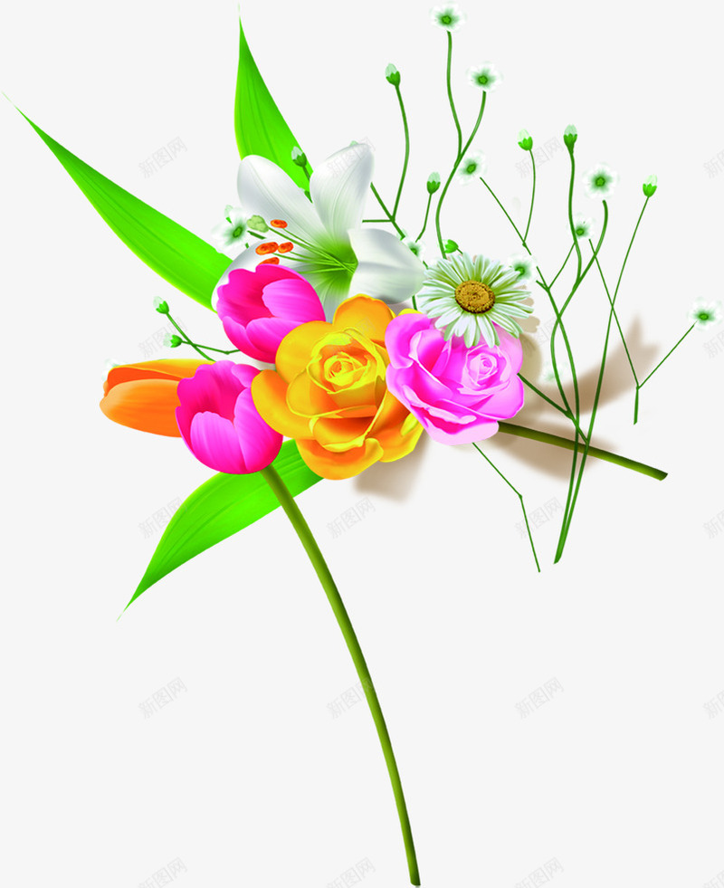 教师节贺卡手绘花朵png免抠素材_88icon https://88icon.com 教师节 花朵 贺卡