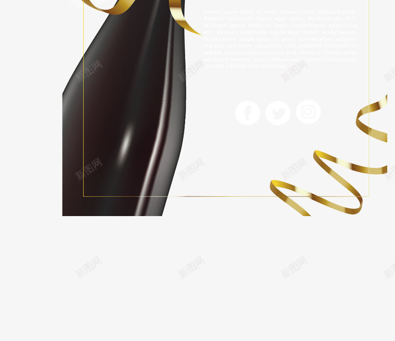 2019年新年派对香槟矢量图ai免抠素材_88icon https://88icon.com 2019年派对 新年派对 矢量png 节日派对 香槟 香槟酒 矢量图