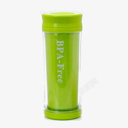 绿色塑料水杯素材