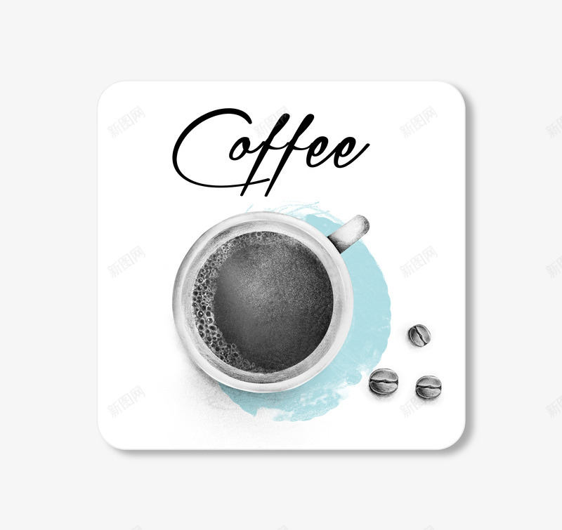 Coffeepng免抠素材_88icon https://88icon.com 卡片 咖啡 咖啡豆 素材