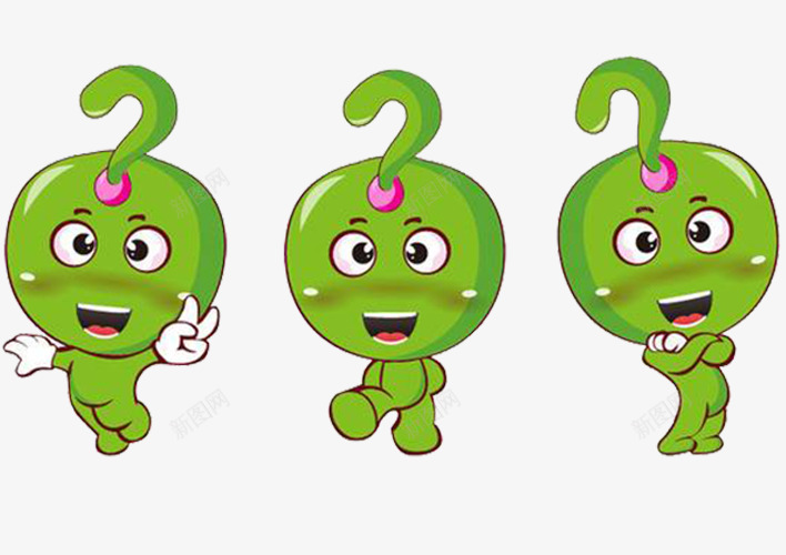几个疑问的表情png免抠素材_88icon https://88icon.com 免抠素材 卡通 疑问 疑问表情 表情包 问号