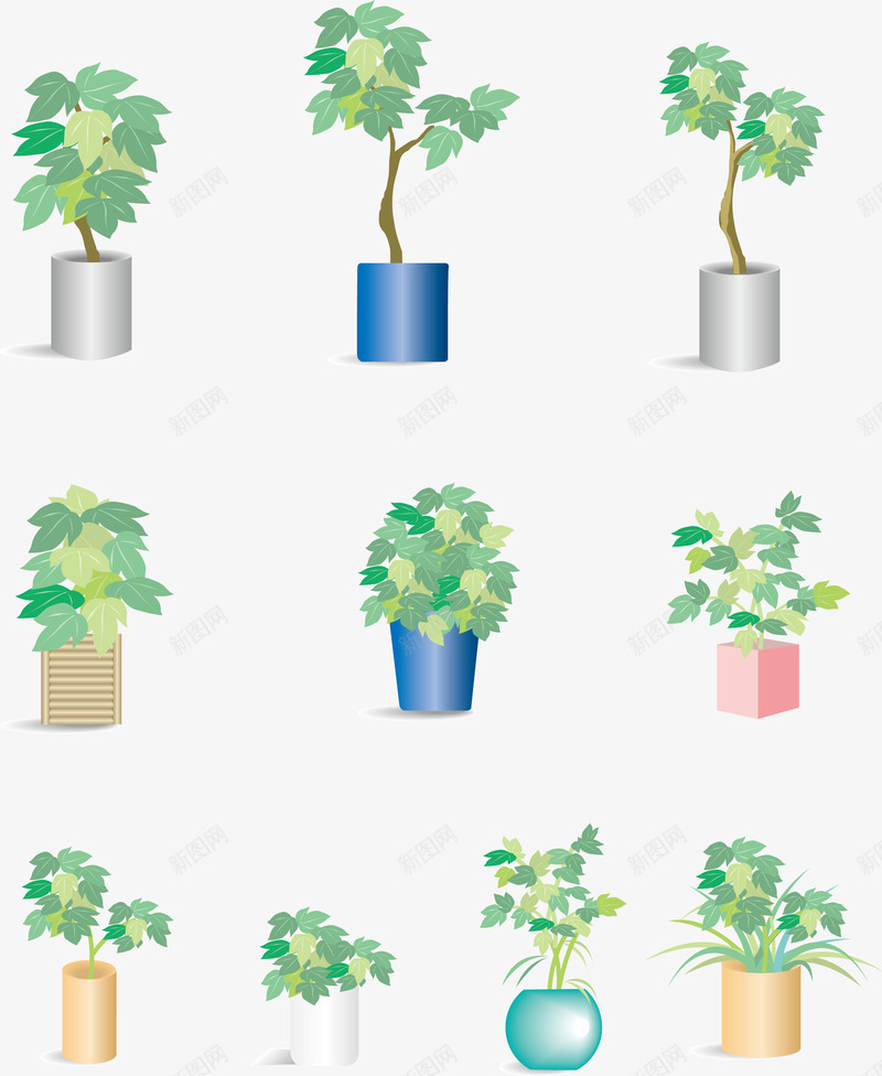室内常春藤植物盆栽png免抠素材_88icon https://88icon.com 植物盆栽矢量图