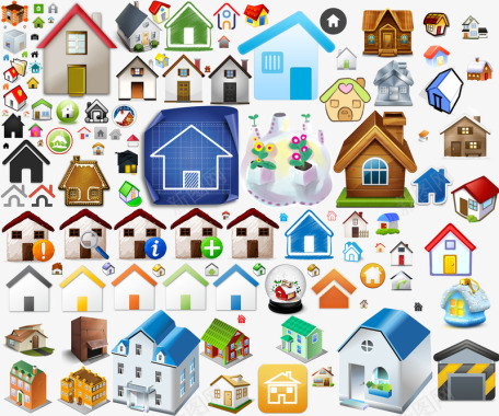 短信手机icon各种主页屋子图标图标