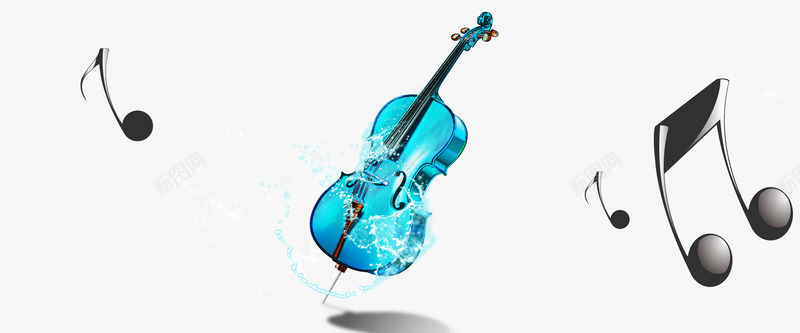 音乐教室png免抠素材_88icon https://88icon.com 乐符 小提琴 音乐教室 音符