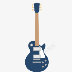艺术电吉他深蓝色的电吉他高清图片