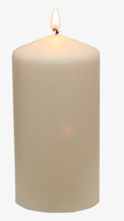 白色点燃的蜡烛白色蜡烛高清图片