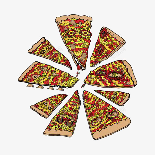 手绘披萨元素png免抠素材_88icon https://88icon.com 卡通披萨 披萨 披萨免扣PNG 披萨素材 芝士披萨 蔬菜披萨 辣椒披萨