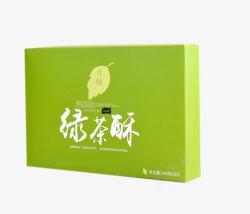 香楠龙井绿茶酥礼盒装素材