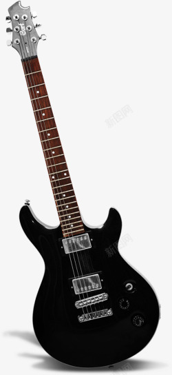 黑色吉他舞台灯光素材