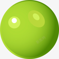 绿色液体绿色清新圆球高清图片