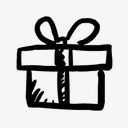 礼品礼盒icon图标图标
