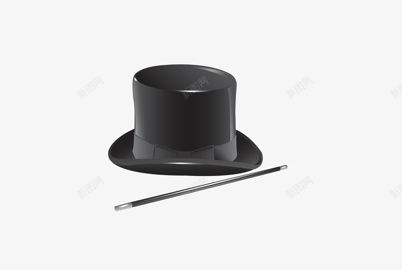高帽png免抠素材_88icon https://88icon.com joker 小丑 帽子 魔术师 黑色