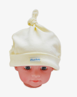 六月娃娃婴儿胎帽云儿宝贝新生儿胎帽高清图片