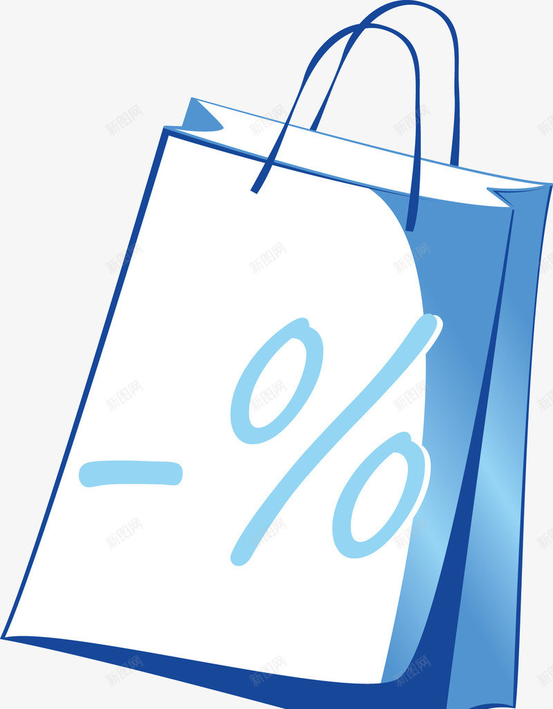 促销打折标签矢量图ai免抠素材_88icon https://88icon.com 促销打折 手提袋 打折标签 矢量图