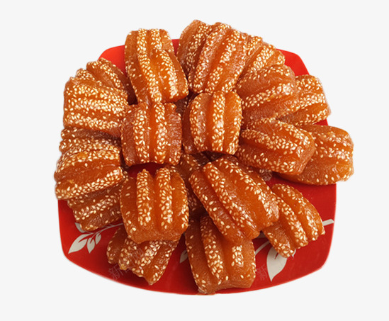 美味的蜜三刀片png免抠素材_88icon https://88icon.com 休闲食品 健康食品 小点心 小甜点 芝麻