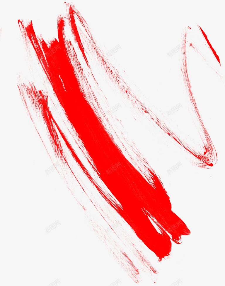 红色条纹毛笔涂鸦海报背景png免抠素材_88icon https://88icon.com 条纹 毛笔 海报 涂鸦 红色 背景