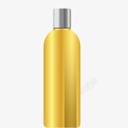 金色精华液瓶装素材