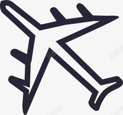 飞机icon矢量图图标图标