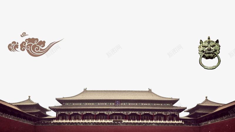 中国风PPT模板png免抠素材_88icon https://88icon.com PPT元素 PPT模板 PPT背景 中国建筑 中国风 水墨