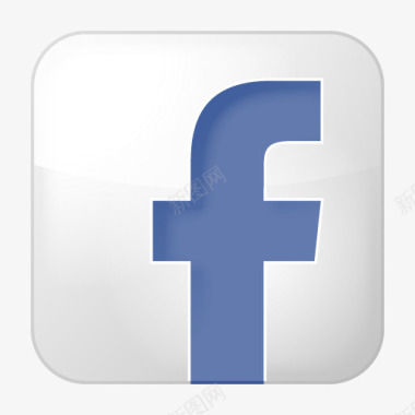 社会脸谱网盒子白色的socia图标图标