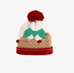 尖顶保暖针织帽宝宝秋冬圣诞韩版套头帽高清图片