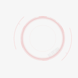 线性圆粉色圆圈高清图片