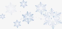 傲雪素材蓝色雪花矢量图高清图片