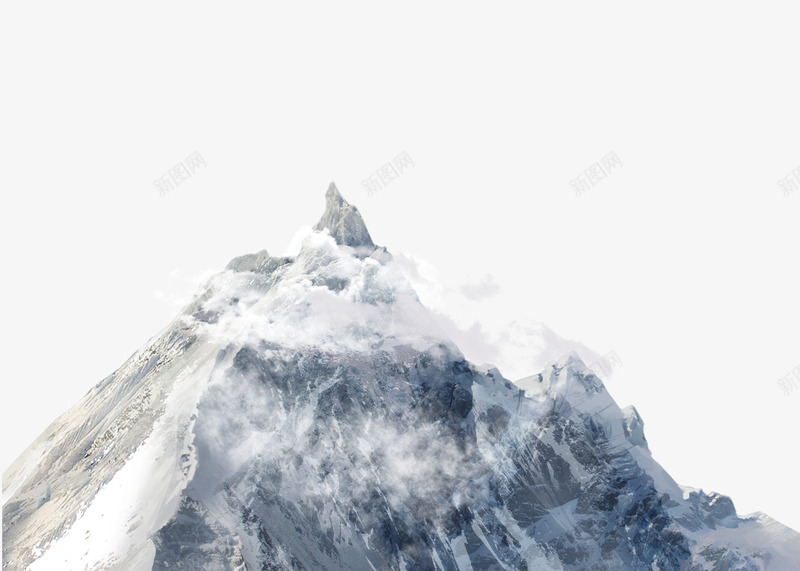 美丽梦幻的山png免抠素材_88icon https://88icon.com 山峦 梦幻山峰 白色 雪山 雪山索道