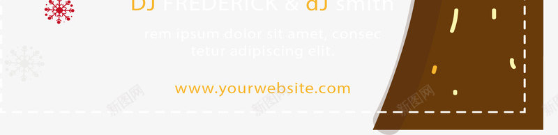 卡通驯鹿雪花邀请函矢量图ai免抠素材_88icon https://88icon.com 圣诞夜 圣诞派对 圣诞节 派对邀请函 矢量png 驯鹿 矢量图