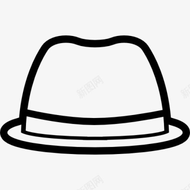 帽子帽子外形男性图标图标
