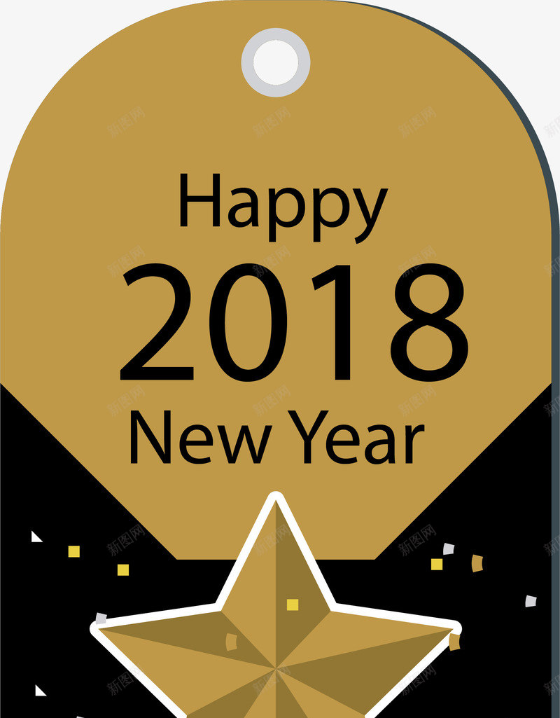 新年贺卡png免抠素材_88icon https://88icon.com 2018新年标签 2018标签 手绘标签 新年贺卡设计 时尚标签 标签 精美新年标签 贺卡 贺卡装饰