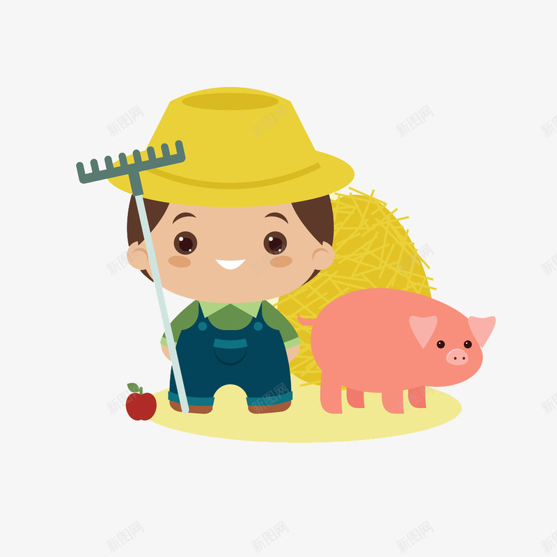 卡通农民工png免抠素材_88icon https://88icon.com 农业科技 农人 农作物 农民人物形象 农田 卡通 庄稼 植物 水稻 猪 科技 稻麦 粮食